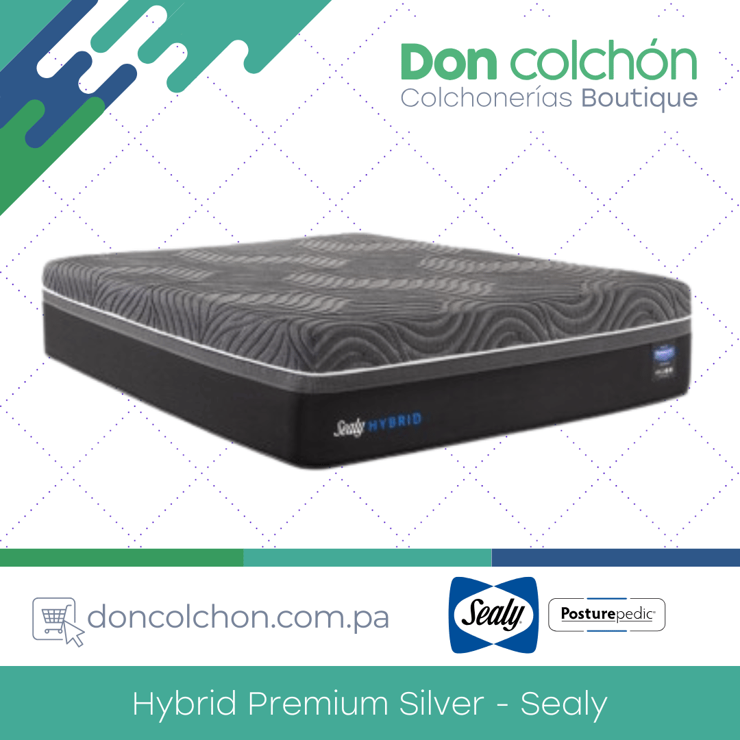 Colchón Sealy Premium Hybrid Silver