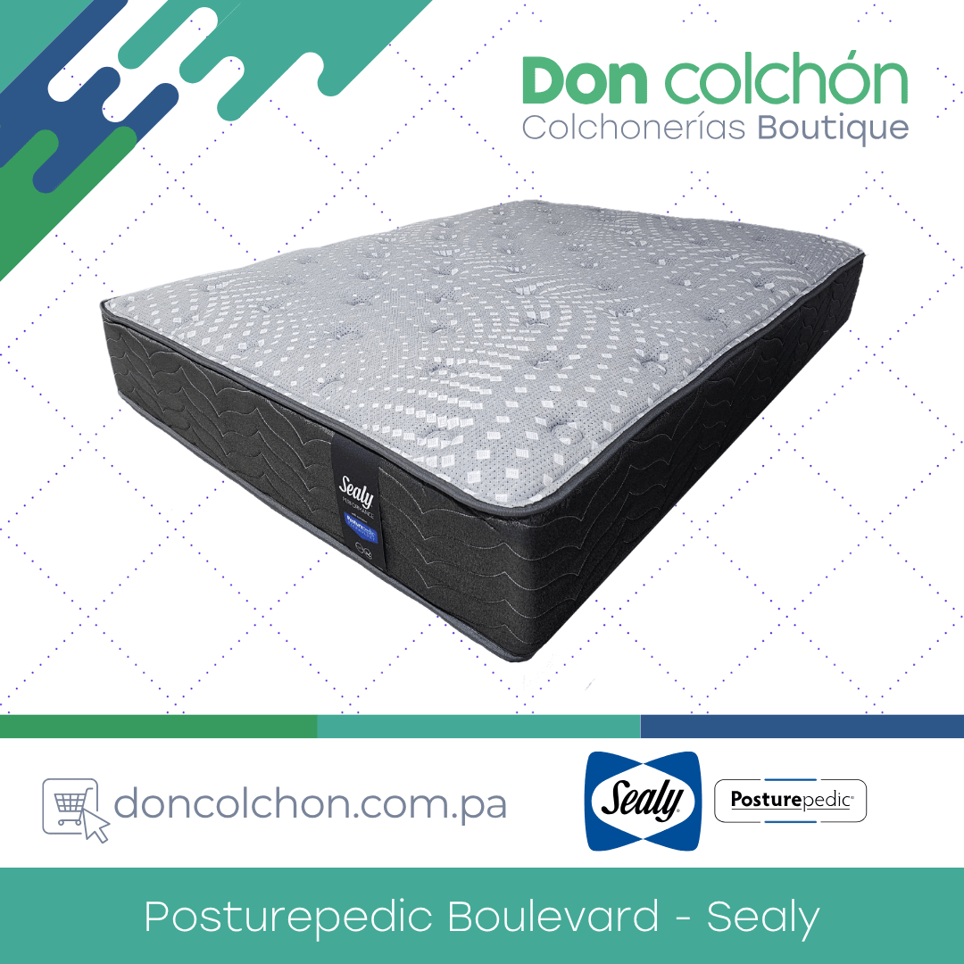 Colchón King Posturepedic Boulevard Sealy